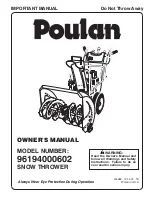 Poulan Pro 418984 Owner'S Manual предпросмотр