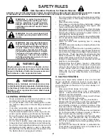 Preview for 2 page of Poulan Pro 419450 Operator'S Manual