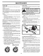 Preview for 16 page of Poulan Pro 419450 Operator'S Manual