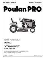 Poulan Pro 419765 Repair Parts Manual preview