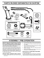 Предварительный просмотр 4 страницы Poulan Pro 420923 Owner'S Manual