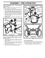 Предварительный просмотр 7 страницы Poulan Pro 420925 Owner'S Manual