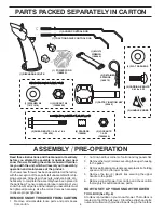 Preview for 4 page of Poulan Pro 421886 Owner'S Manual