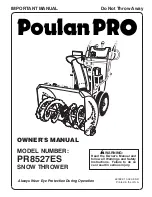 Preview for 1 page of Poulan Pro 421899 Owner'S Manual