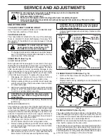 Preview for 15 page of Poulan Pro 421899 Owner'S Manual