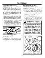 Preview for 12 page of Poulan Pro 421916 Owner'S Manual