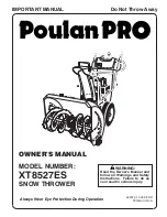 Poulan Pro 422075 Owner'S Manual предпросмотр