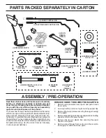 Preview for 4 page of Poulan Pro 422075 Owner'S Manual