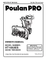 Poulan Pro 422077 Owner'S Manual предпросмотр