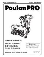 Poulan Pro 422085 Owner'S Manual предпросмотр