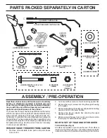 Предварительный просмотр 4 страницы Poulan Pro 424003 Owner'S Manual