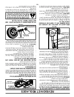 Preview for 31 page of Poulan Pro 424008 Operator'S Manual