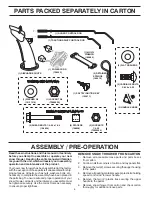 Preview for 4 page of Poulan Pro 424027 Owner'S Manual