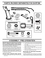 Preview for 4 page of Poulan Pro 424714 Owner'S Manual