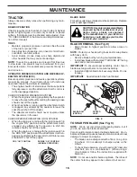 Preview for 16 page of Poulan Pro 424999 Operator'S Manual