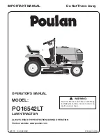 Poulan Pro 425179 Operator'S Manual preview