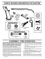 Предварительный просмотр 4 страницы Poulan Pro 428510 Owner'S Manual