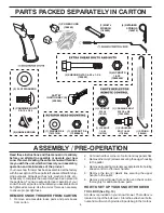 Предварительный просмотр 4 страницы Poulan Pro 428550 Owner'S Manual