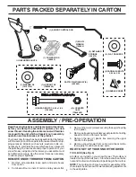 Предварительный просмотр 4 страницы Poulan Pro 428707 Owner'S Manual