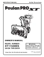 Poulan Pro 428861 Owner'S Manual предпросмотр