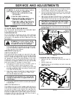 Предварительный просмотр 16 страницы Poulan Pro 429264 Owner'S Manual