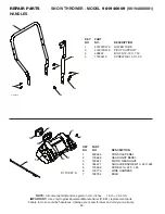 Предварительный просмотр 30 страницы Poulan Pro 429890 Owner'S Manual