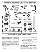 Предварительный просмотр 4 страницы Poulan Pro 429956 Owner'S Manual