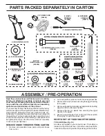 Предварительный просмотр 4 страницы Poulan Pro 430429 Owner'S Manual