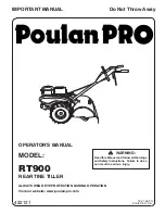 Preview for 1 page of Poulan Pro 432121 Operator'S Manual