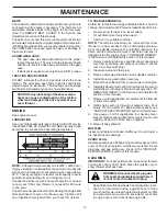 Preview for 15 page of Poulan Pro 437139 Owner'S Manual