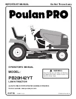 Poulan Pro 438706 Operator'S Manual preview