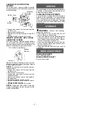 Предварительный просмотр 7 страницы Poulan Pro 530086577 Instruction Manual