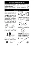 Предварительный просмотр 2 страницы Poulan Pro 545137272 Instruction Manual