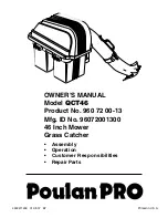 Poulan Pro 960 72 00-13 Owner'S Manual предпросмотр