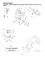 Предварительный просмотр 36 страницы Poulan Pro 96011019600 Owner'S Manual