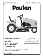 Poulan Pro 96012012100 Repair Parts Manual preview