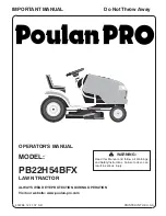 Poulan Pro 96042007000 Operator'S Manual preview