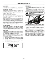 Preview for 17 page of Poulan Pro 960420209 Operator'S Manual