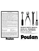 Poulan Pro 96112004103 Repair Parts Manual preview