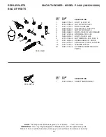Предварительный просмотр 39 страницы Poulan Pro 96192010000 Owner'S Manual