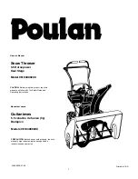 Предварительный просмотр 1 страницы Poulan Pro 96194000200 Owner'S Manual