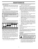 Предварительный просмотр 14 страницы Poulan Pro 96194000500 Owner'S Manual