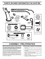 Preview for 4 page of Poulan Pro 96194000502 Owner'S Manual