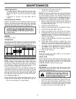 Preview for 14 page of Poulan Pro 96194000502 Owner'S Manual