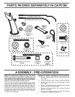 Предварительный просмотр 4 страницы Poulan Pro 96194000503 Owner'S Manual