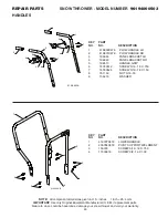 Предварительный просмотр 43 страницы Poulan Pro 96194000503 Owner'S Manual