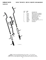 Предварительный просмотр 44 страницы Poulan Pro 96194000505 Owner'S Manual