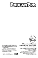 Poulan Pro 967 721801-00 Operator'S Manual предпросмотр