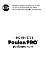 Preview for 60 page of Poulan Pro 967061401 Instruction Manual