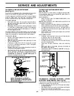 Предварительный просмотр 21 страницы Poulan Pro BB185H42YT Operator'S Manual